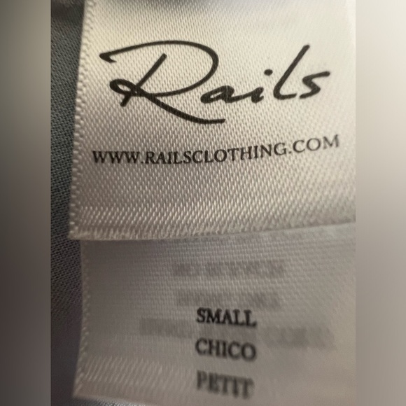 Rails Womens Ari Dress Small Blue Jamaica Stripe Spaghetti Strap Sundress - Picture 8 of 8